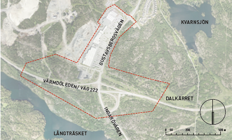 Kartbild Trafikcentrum Ingarökrysset