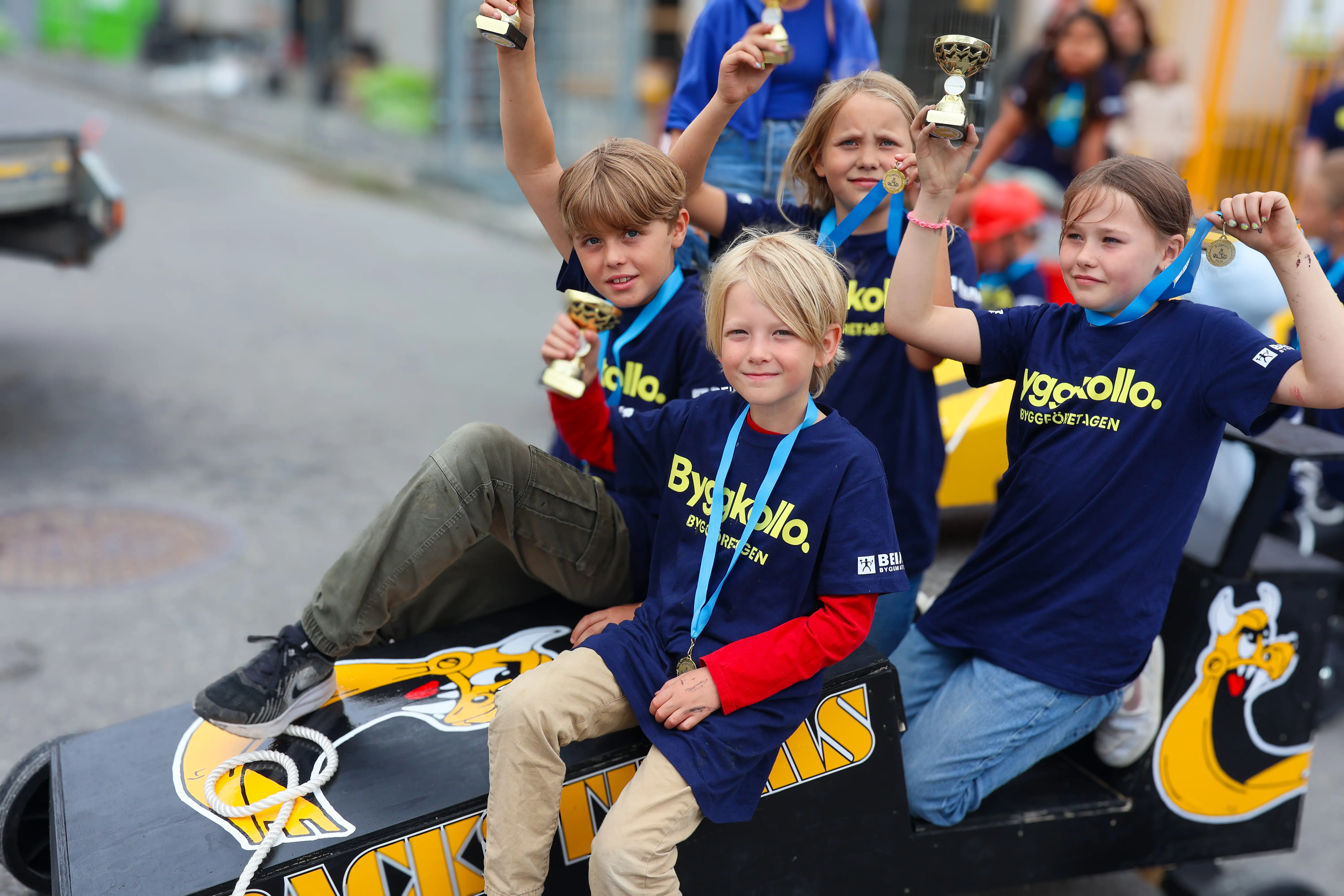 Barnen som vann med Bäckströmsbilen